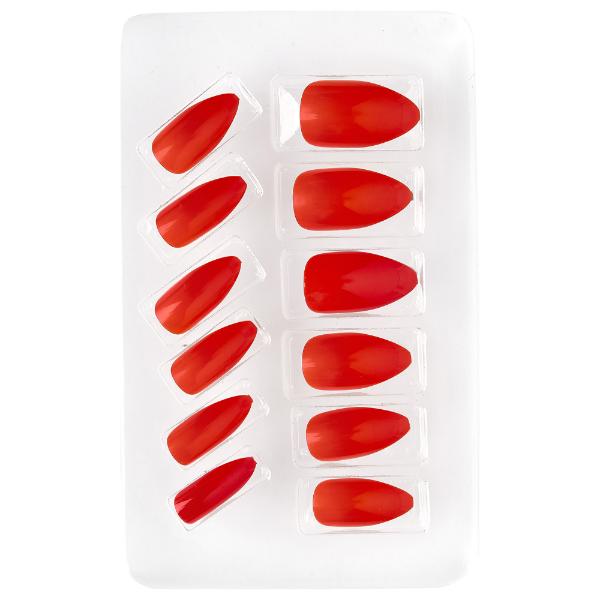 Self Adhesice Red Stiletto Nails
