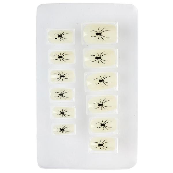Self Adhesice Glow In The Dark Spider Nails