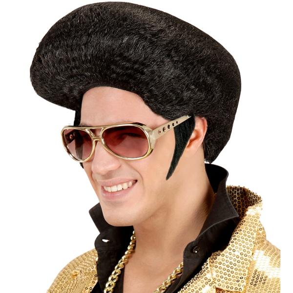 Black Adhesive Sideburns
