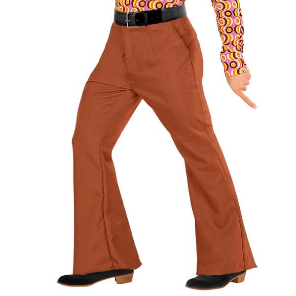 The 70s Groovy Style Brown Pants - Small - Medium
