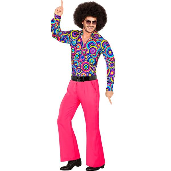 The 70s Groovy Style Hot Pink Pants - Small - Medium
