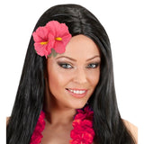 Load image into Gallery viewer, 2 Pack Pink Hibiscus Flowers Hair Clip
