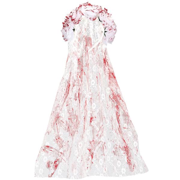 Bloody Bridal Veil With Roses