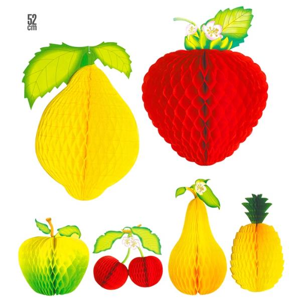 Assorted Big Honeycomb Fruit - 52cm