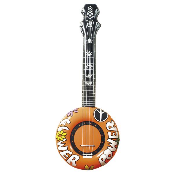 Orange Inflatable Banjo - 100cm