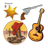 Load image into Gallery viewer, 4 Pack Western Decorations - 40cm
