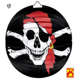 Load image into Gallery viewer, Flame Retardant Pirate Skull &amp; Cross Bones Lampion - 25cm
