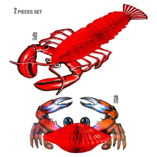 2 Pack Honeycomb Lobster & Crab