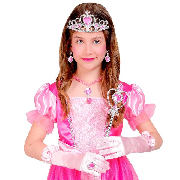 Princess Pink Tiara Set