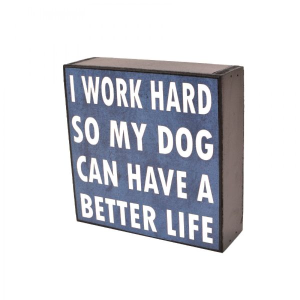 Dog Plaque - 15cm