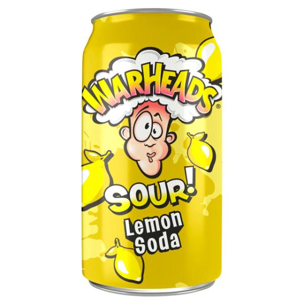 Warheads Sour Lemon Soda - 355ml