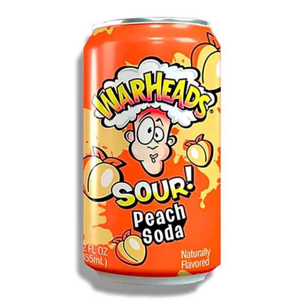 Warheads Sour Peach Soda - 355ml