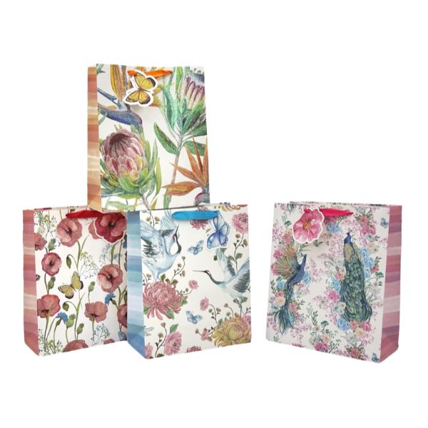 Extra Large Garden Dreams Glitter Gift Bag - 42cm