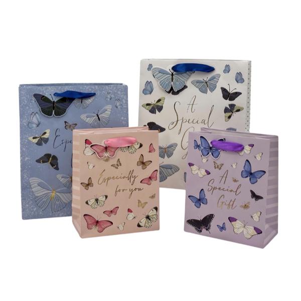 Extra Large Butterfly Festival Foiled Gift Bag