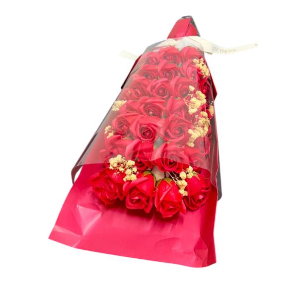 Red Roses In A Gift Box