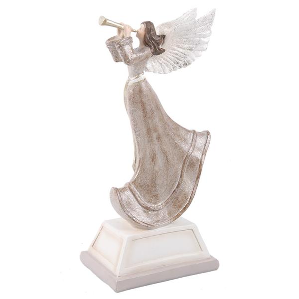 Champagne Resin Angel - 28.5cm