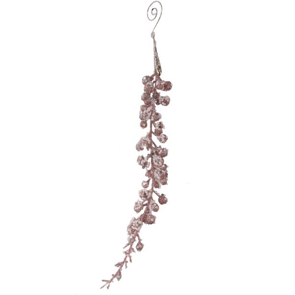 Pink Glitter Hanging Vine - 30cm