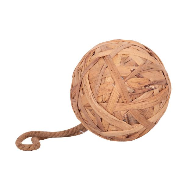 Water Hyacinth Woven Bauble - 18cm