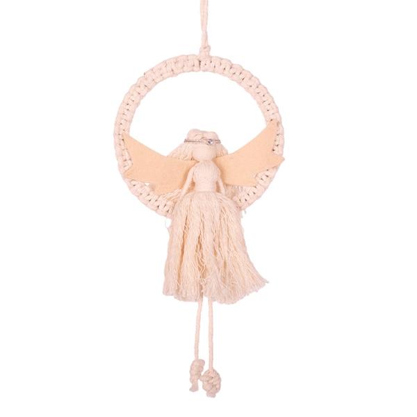 Macrame Look Hanging Angel - 12.5cm x. 28cm