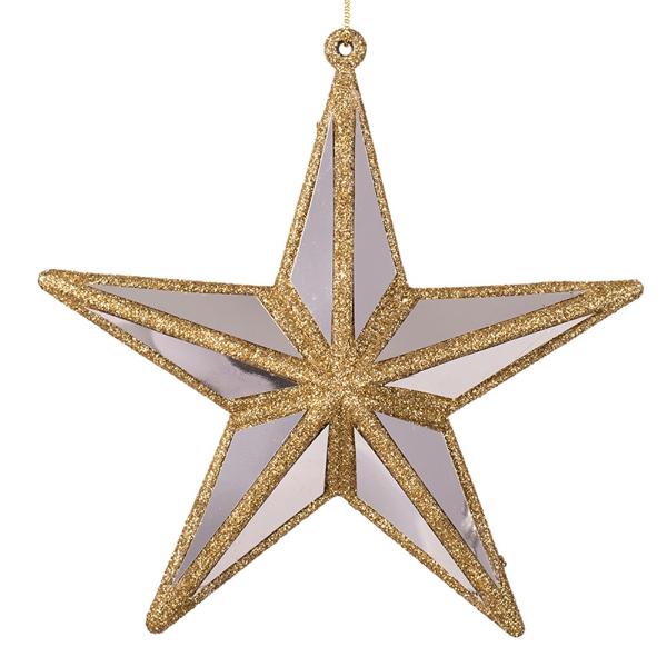 Mirror Start Tree Ornament - 15cm x 14cm x 4cm