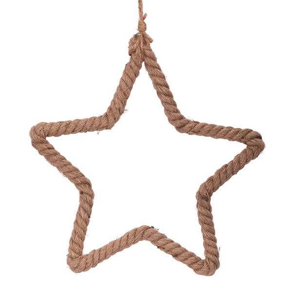 Rope Star - 29cm x 28cm