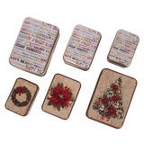 Load image into Gallery viewer, Small Christmas Tin - 12cm x 5cm x 4.3cm
