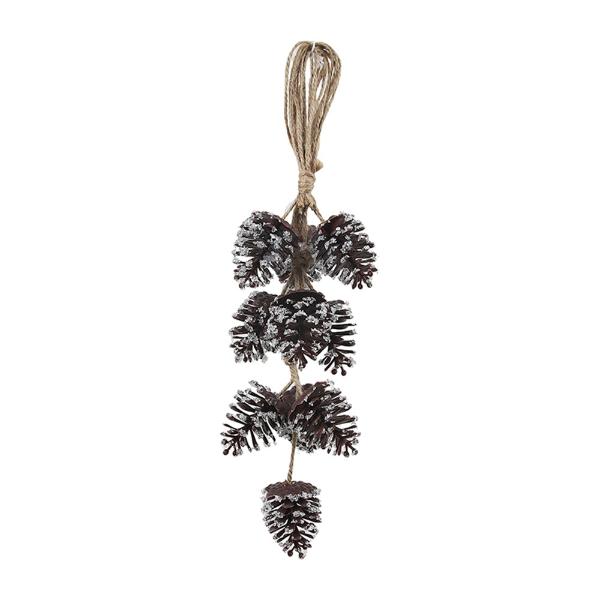 Plastic Pinecone Drop Including Robe - 5cm