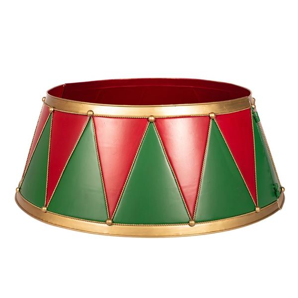 Metal Christmas Drum Tree Collar - 69cm x 27cm