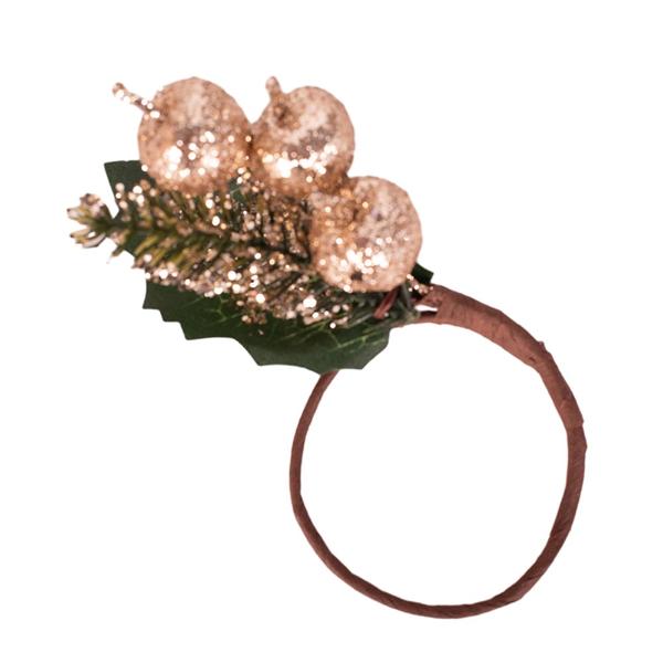 Gold Berry Napkin Ring - 5cm