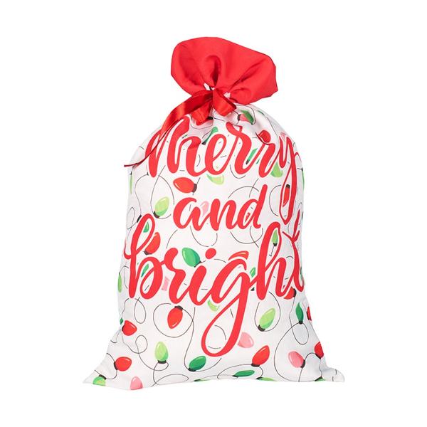 Merry & Bright Santa Sack - 80cm x 50cm