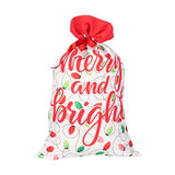 Load image into Gallery viewer, Merry &amp; Bright Santa Sack - 80cm x 50cm
