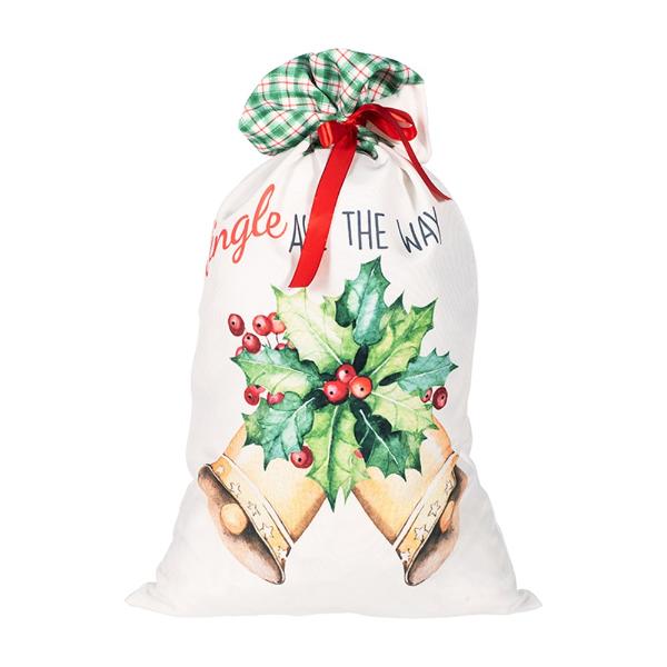 Jingle Bells Santas Sack - 80cm x 50cm