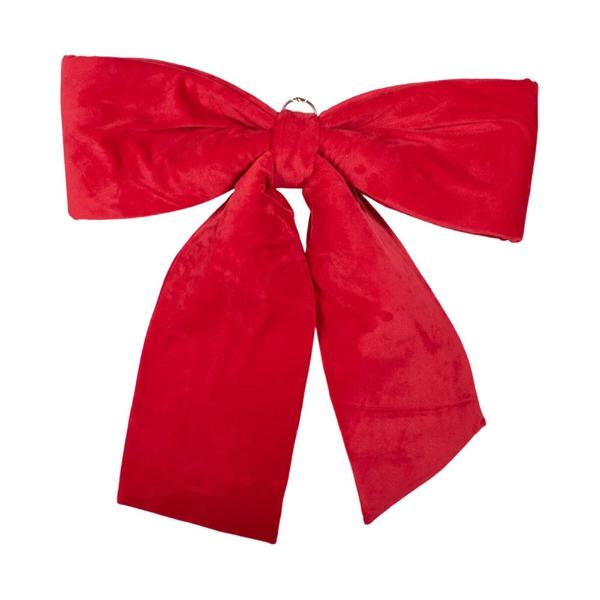 Red Velvet Bow - 55cm x 65cm