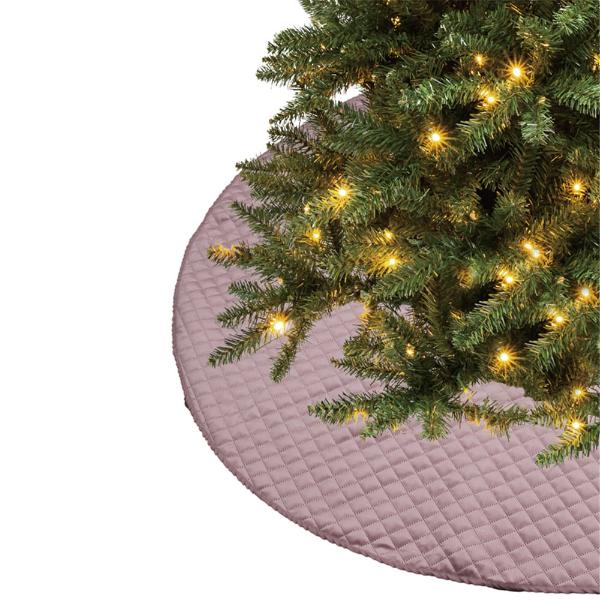 Pink Quilted Tree Skirt - 120cm