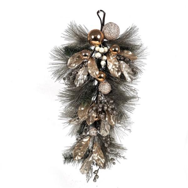 Champagne Christmas Hanging Drop - 90cm