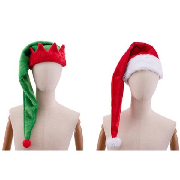 Jumbo Elf Or Santa Hat - 80cm