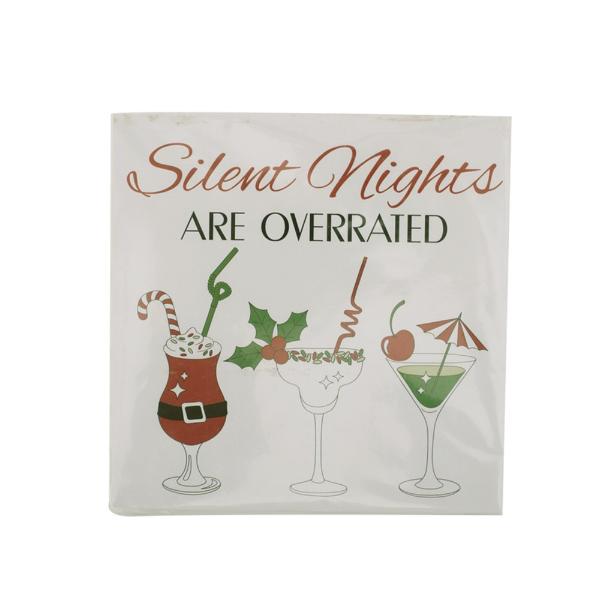 20 Pack Christmas Silent Nights 2Ply Napkins