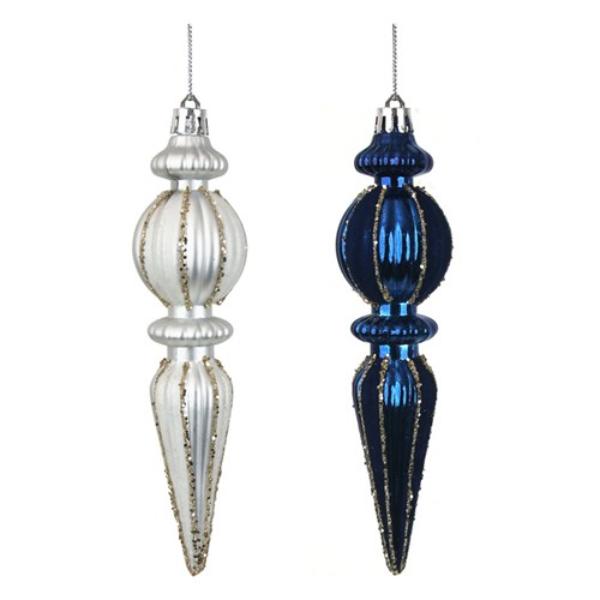 Silver Or Royale Blue Finials - 16cm