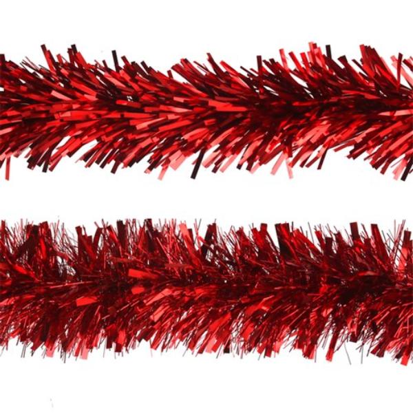 Thick Red Tinsel - 2m