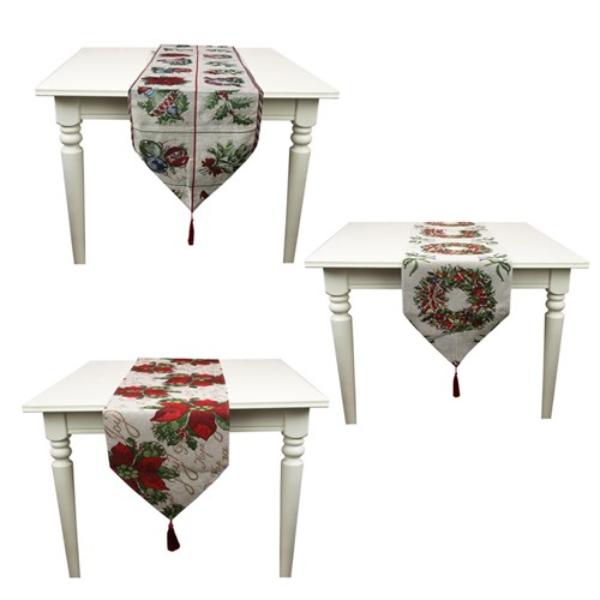 Christmas Tapestry Table Runner - 180cm