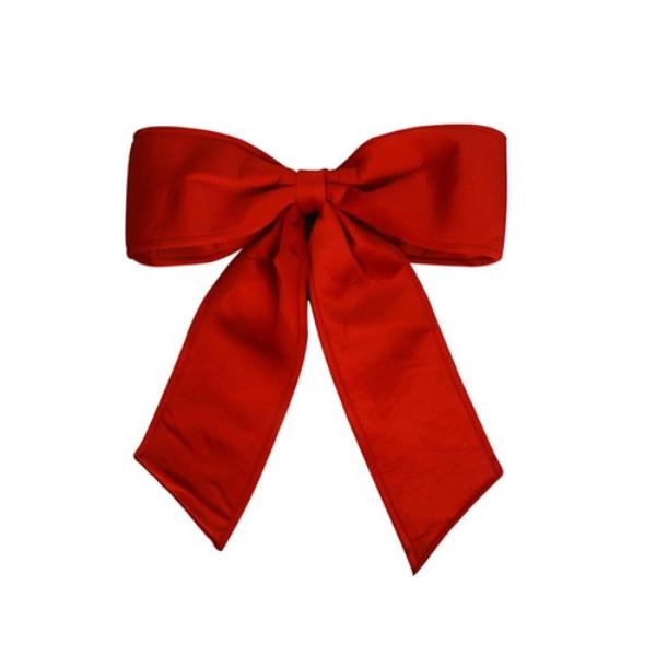Wired Red Velvet Bow - 90x100cm