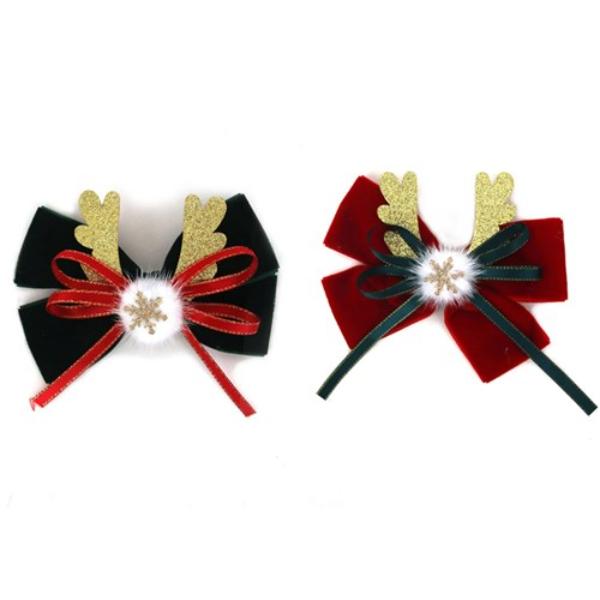 Christmas Bow Clip - Assorted