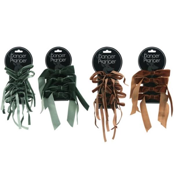 Assorted Sage Or Chestnut Bow Pack