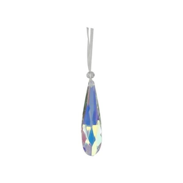 Crystal Drop Hanging Ornament - 7.6cm