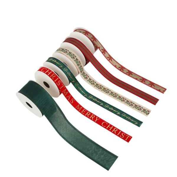 Assorted Mulled & Merry Christmas Ribbon - 5m
