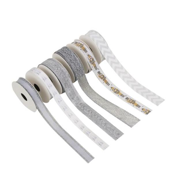 Assorted Sparkle Season Christmas Ribbon - 5m