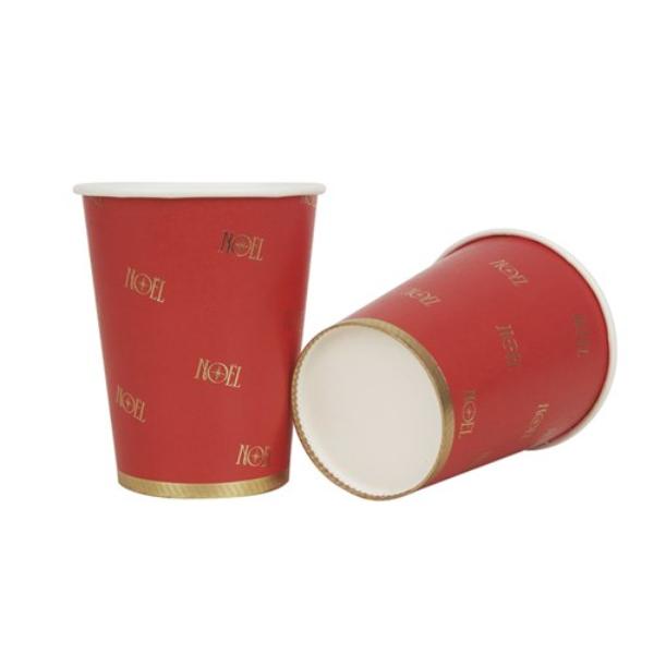 20 Pack Red Noel Paper Cup - 266ml
