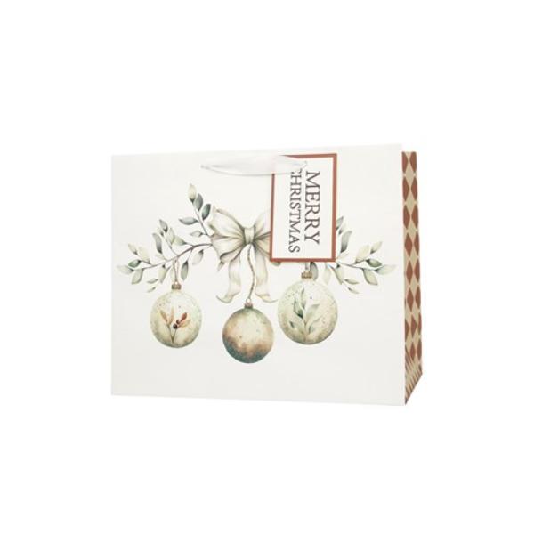 Large Ornaments Horizontal Gift Bag - 32x12x26cm