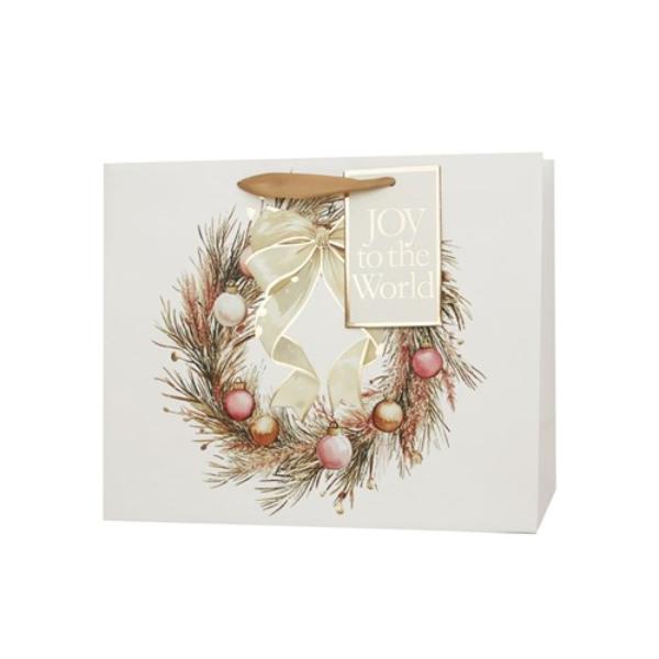 XL Wreath Horizontal Gift Bag - 42x12x30cm