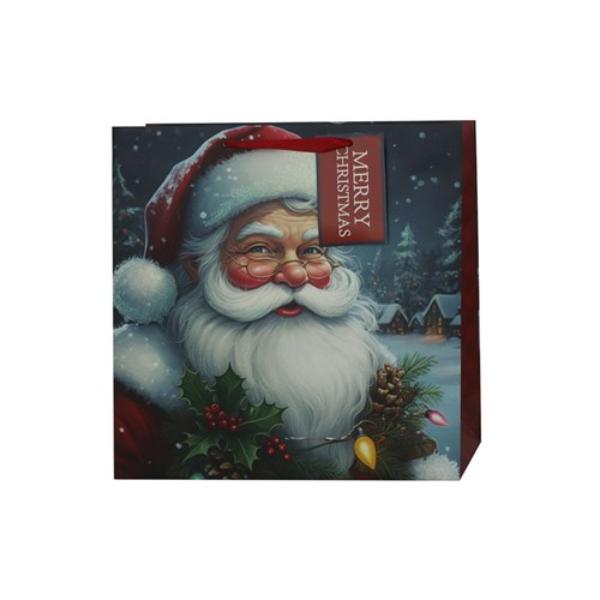 XL Father Christmas Gift Bag - 35x35x12cm